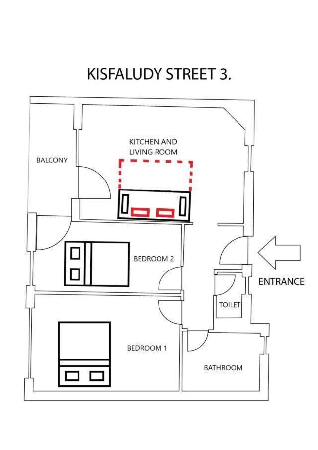 Two-Bedrooms Apartment Cbd Bp Budapeste Exterior foto